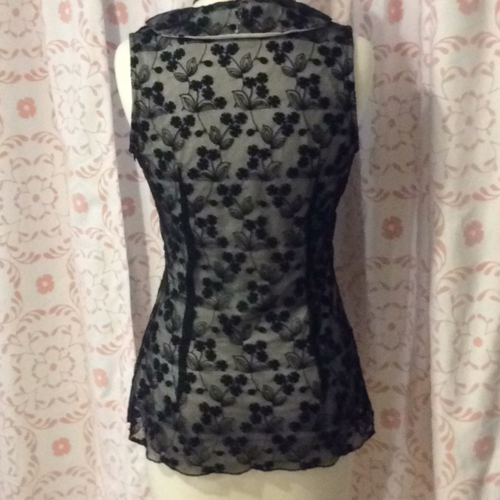 Young Essence Black Lace Top - Picture 4 of 4